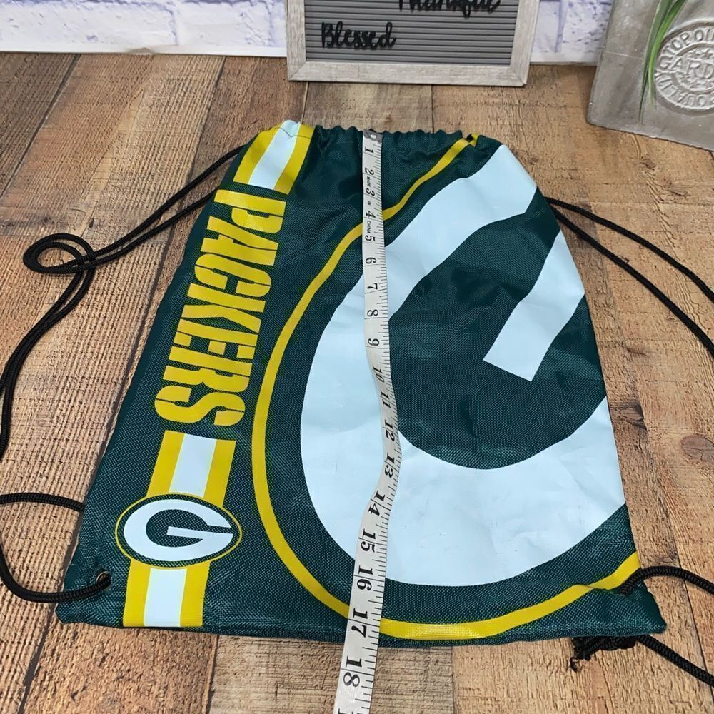 💜 Green Bay Packers Big Logo Drawstring Backpack - Picture 8 of 8